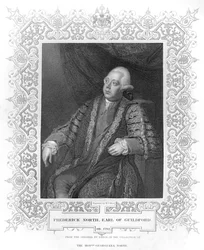 Portret van Frederick North, Graaf van Guildford